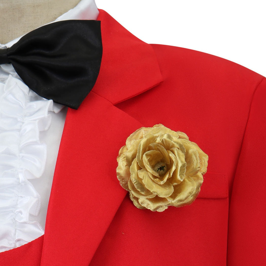 [ylevol] Beetle Juice Michael Keaton Red Suit Halloween Cosplay Costumes