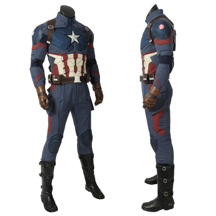 [ylevol] Avengers 4 Endgame Captain America Steve Rogers Top Cosplay Costumes