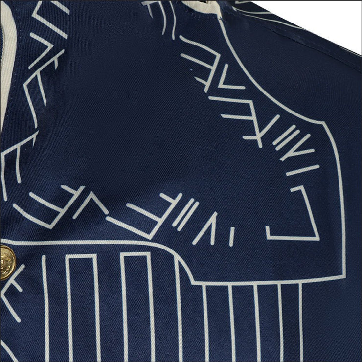 [ylevol] Wicked: For Good Prince Fiyero Navy Blue Suit Cosplay Costumes