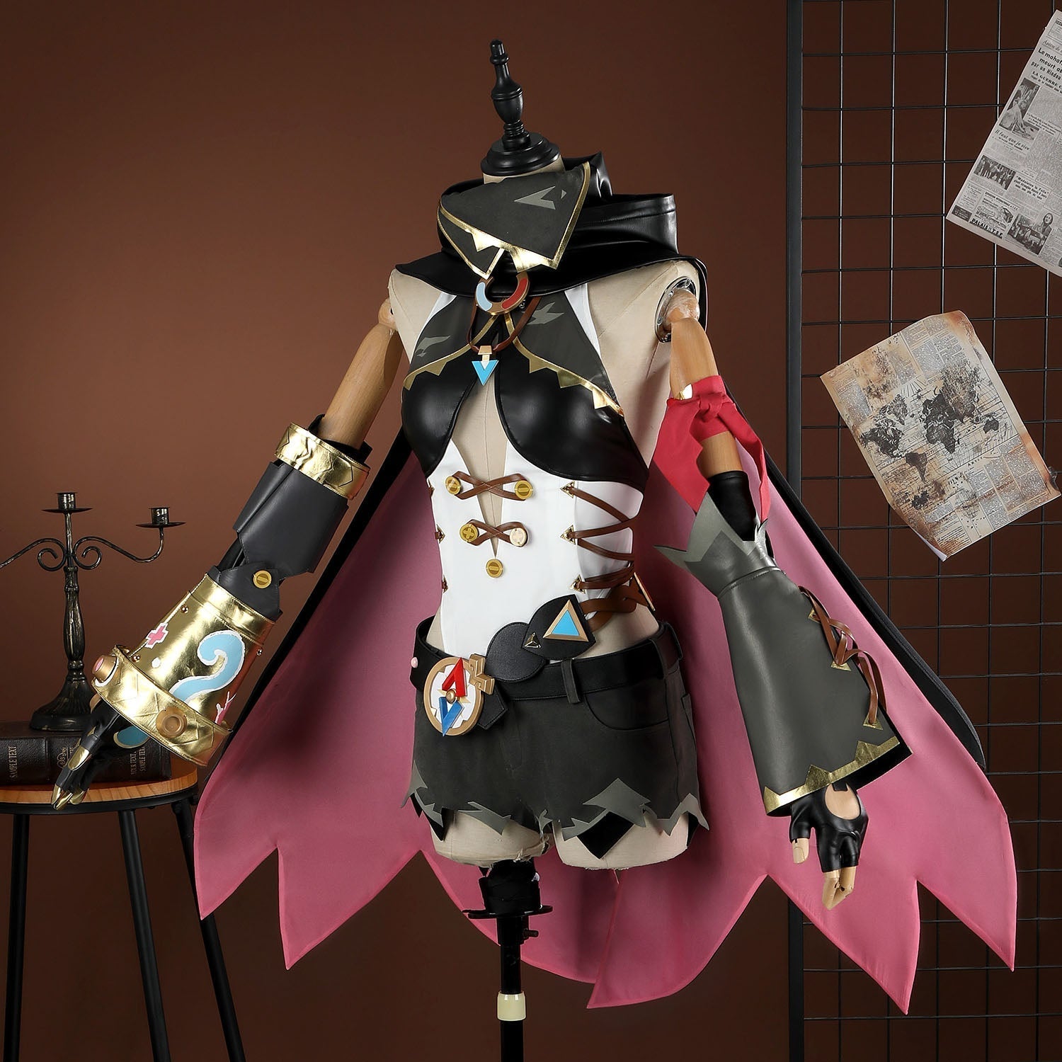 [ylevol] Game Genshin Impact Jahoda Full Set Top Cosplay Costumes