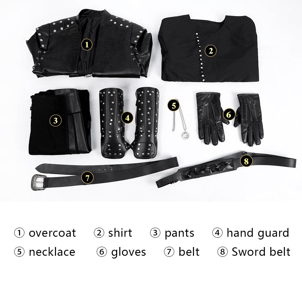 [ylevol] The Witcher 5 Geralt of Rivia Top Level Cosplay Costumes