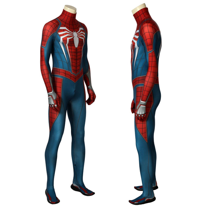 [ylevol] Spider-Man PS4 Advanced Suit Jumpsuit with Sole and Zipper Costumes