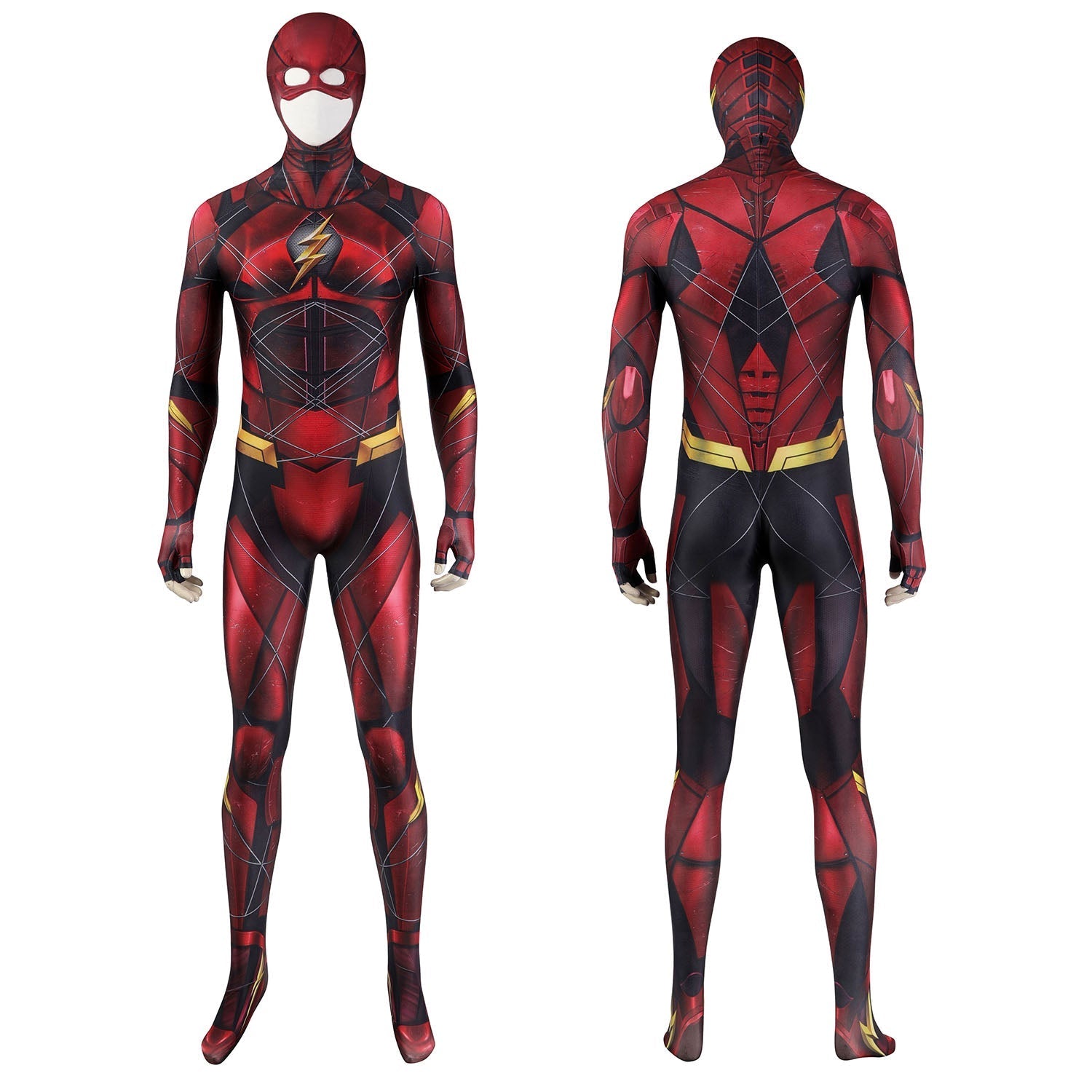 [ylevol] Justice League Barry Allen The Flash Jumpsuit with Mask Costumes