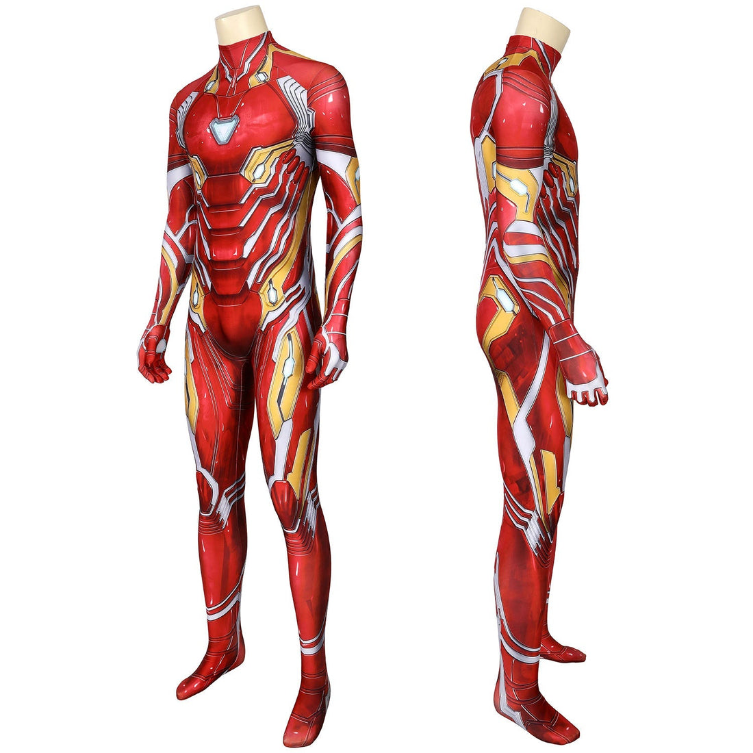 Avengers Iron Man Tony Stark Nanotech Suit Jumpsuit Costumes