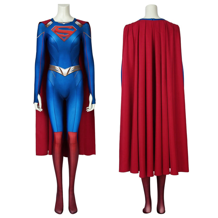 [ylevol] Supergirl Season 5 Kara Zor-el Zentai Jumpsuit Cosplay Costumes