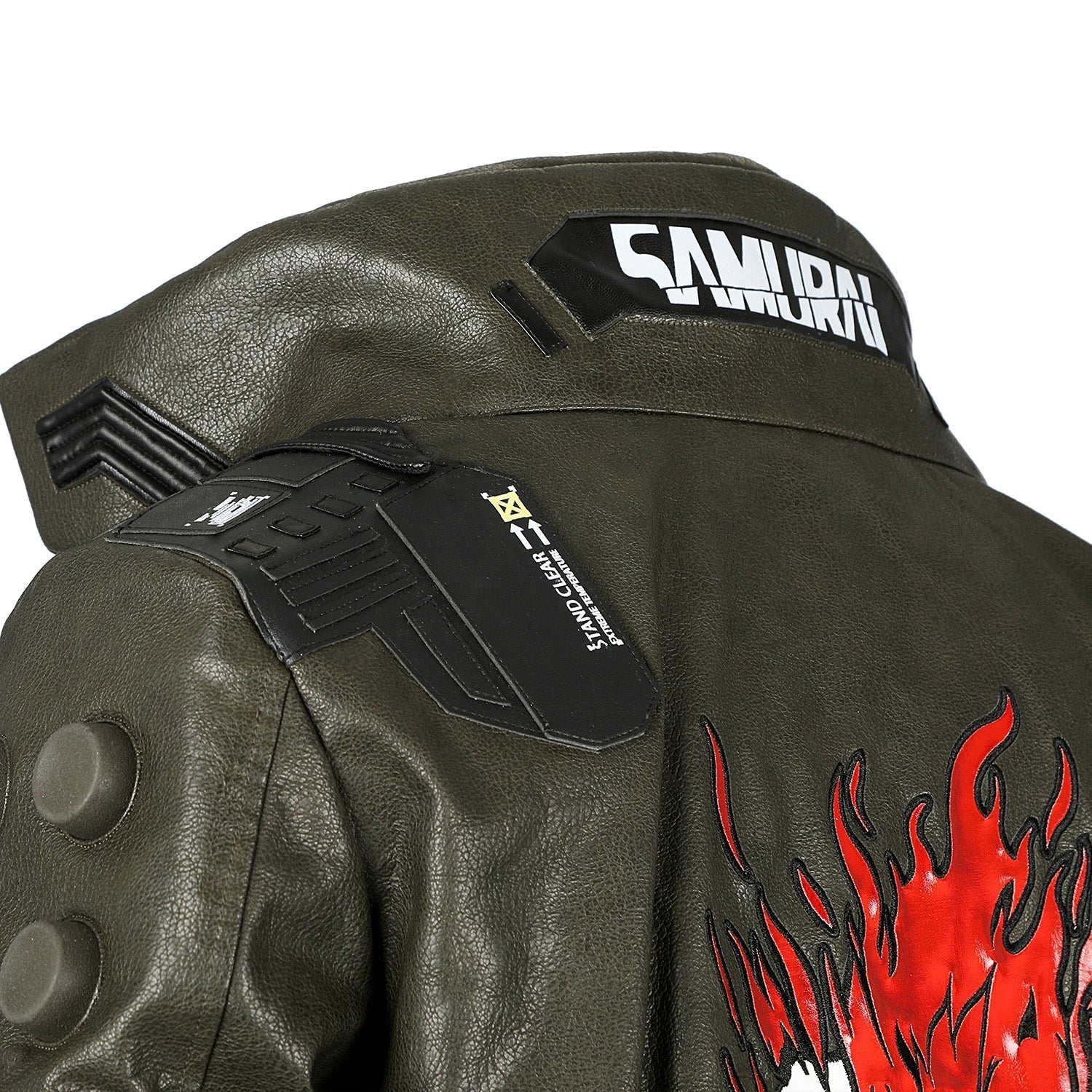 [ylevol] Cyberpunk 2077 V PU Leather Top Level Full Set Cosplay Costumes