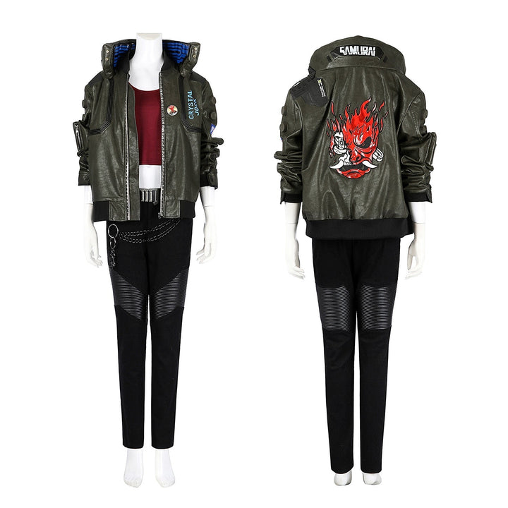 [ylevol] Cyberpunk 2077 V  Top Level Full Set Female Cosplay Costumes