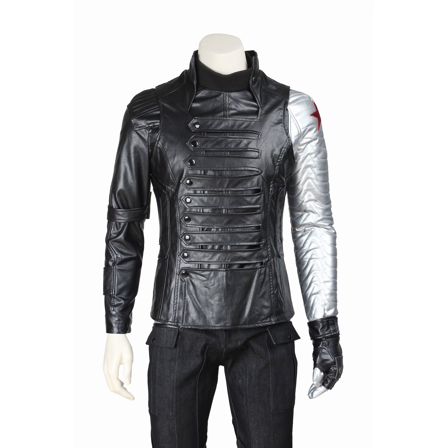 [ylevol] Captain America 2 Winter Soldier Bucky Barnes Fullset Cosplay Costumes