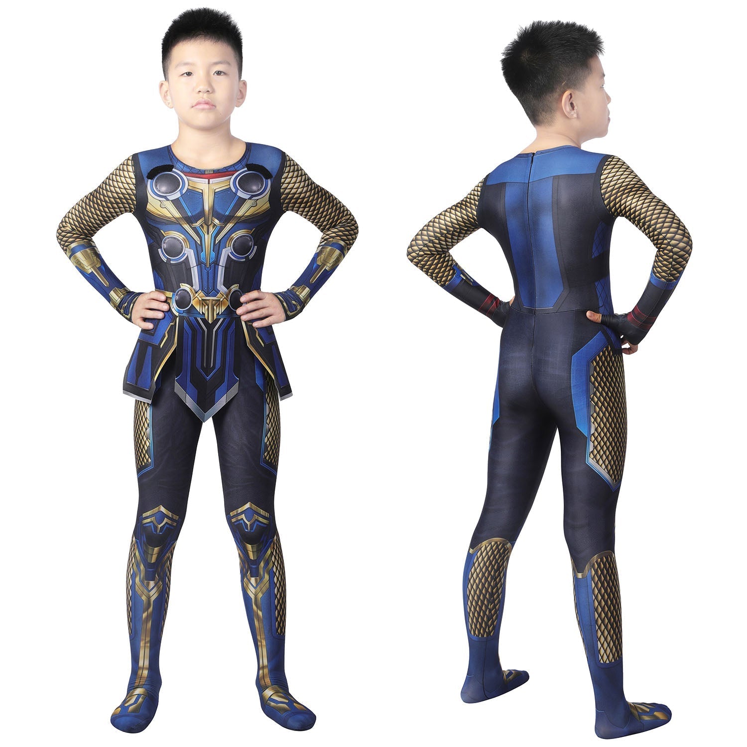 [ylevol] Thor 4 Love and Thunder Kids Jumpsuit with Cloak Cosplay Costumes