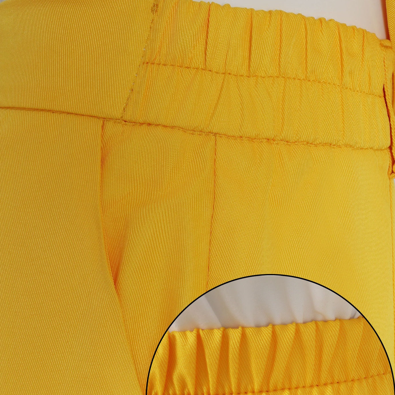 [ylevol] Beetle Juice Shrunken Head Bob Yellow Suit Halloween Cosplay Costumes