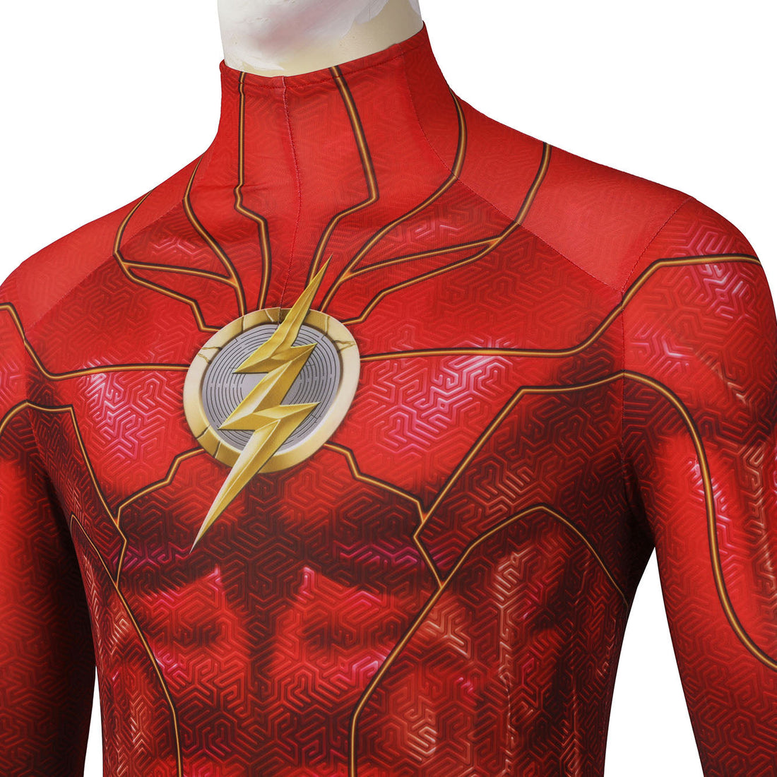 [ylevol] Flashpoint Barry Allen The Flash Jumpsuit with Mask Cosplay Costumes