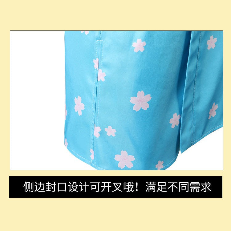 [ylevol] Anime Navigation Nami Kimono Blue Pajamas Fullset Cosplay Costumes