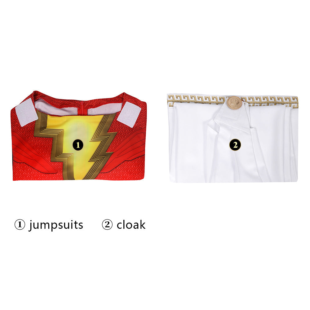 [ylevol] Shazam! Fury of the Gods Billy Batson Male Jumpsuit Cosplay Costumes