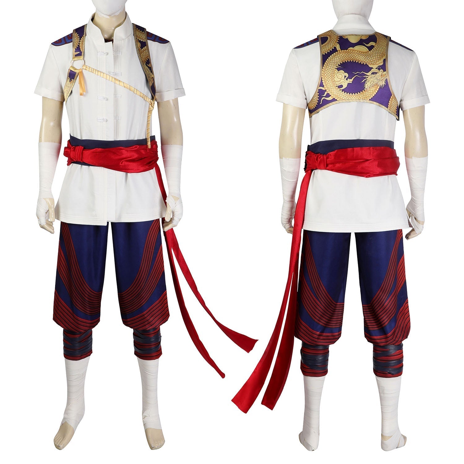 [ylevol] Mortal Kombat 1 MK1 Liu Kang Male Fullset Cosplay Costumes