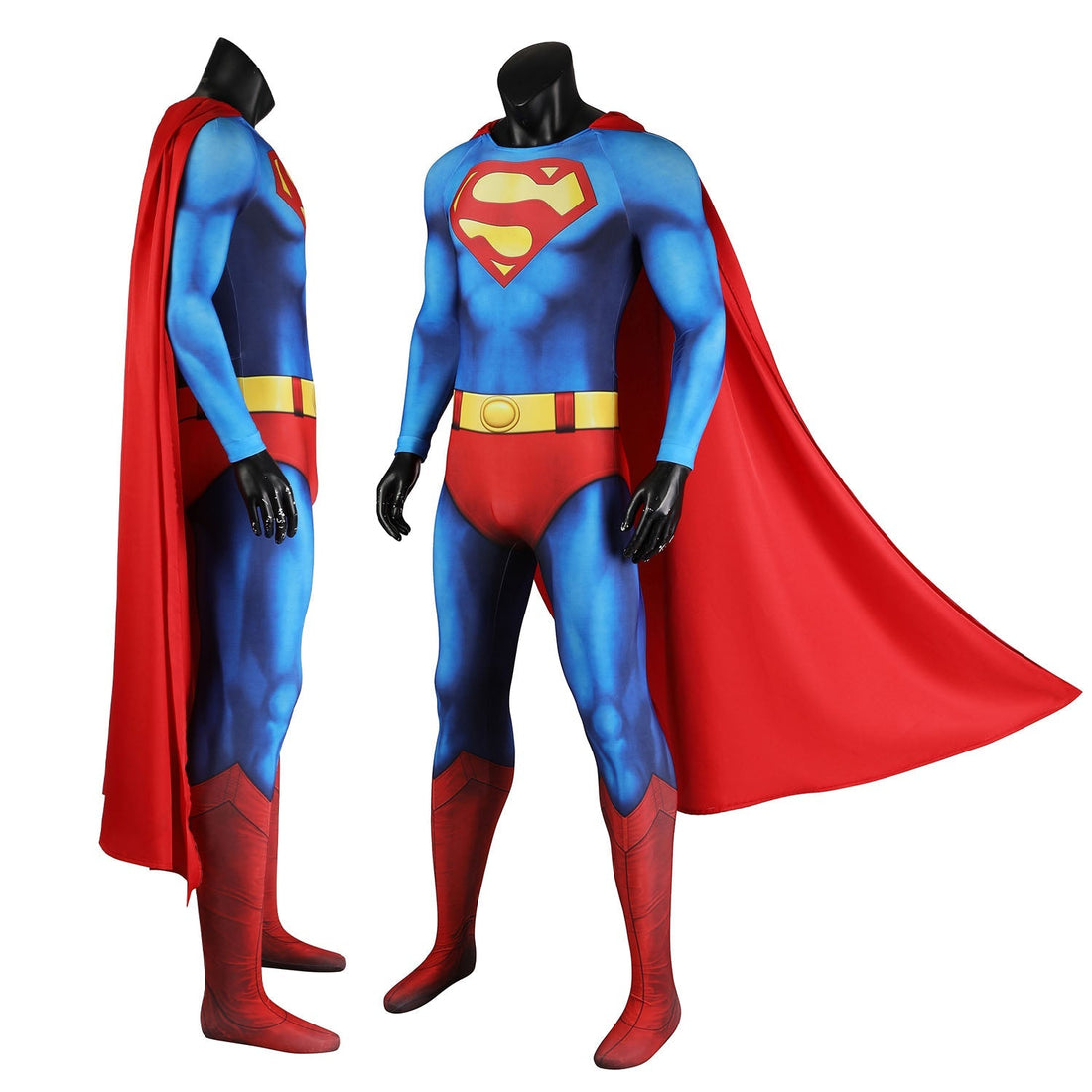 [ylevol] Superman 1978 Moive Christopher Reeve Male Jumpsuit Cosplay Costumes