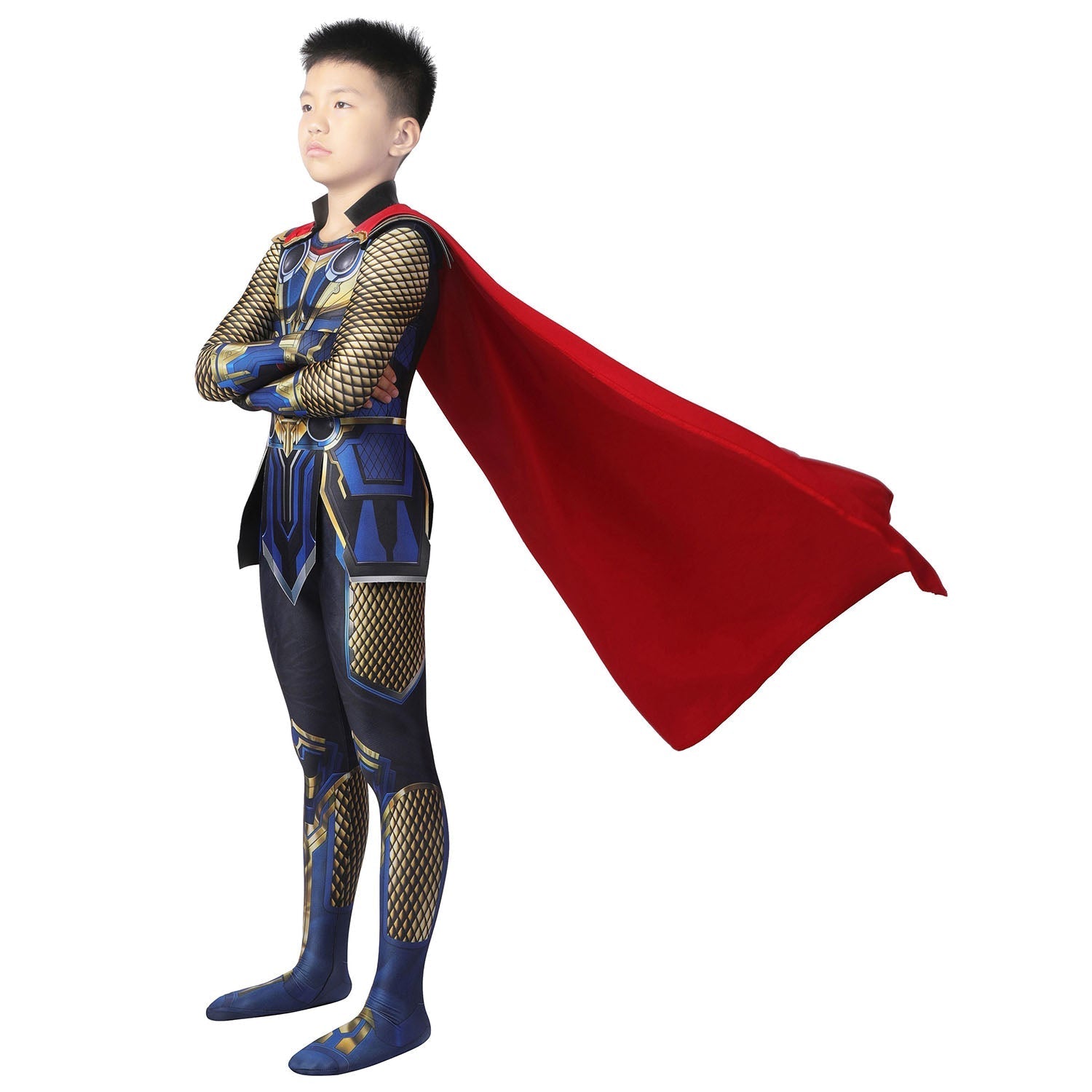 [ylevol] Thor 4 Love and Thunder Kids Jumpsuit with Cloak Cosplay Costumes