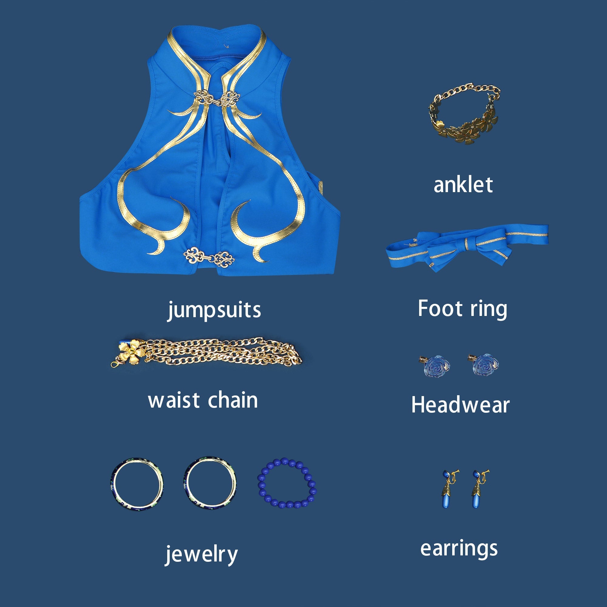 [ylevol] Game Street Fighter 6 Chun Li Woman Swimsuit Cosplay Costumes