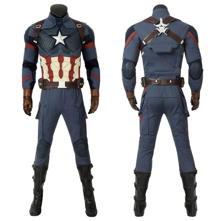 [ylevol] Avengers 4 Endgame Captain America Steve Rogers Leather Top Costumes