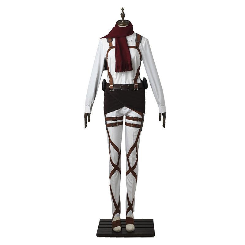 [ylevol] Attack on Titan Mikasa Ackerman Training Corps Uniform Set Cosplay Costume