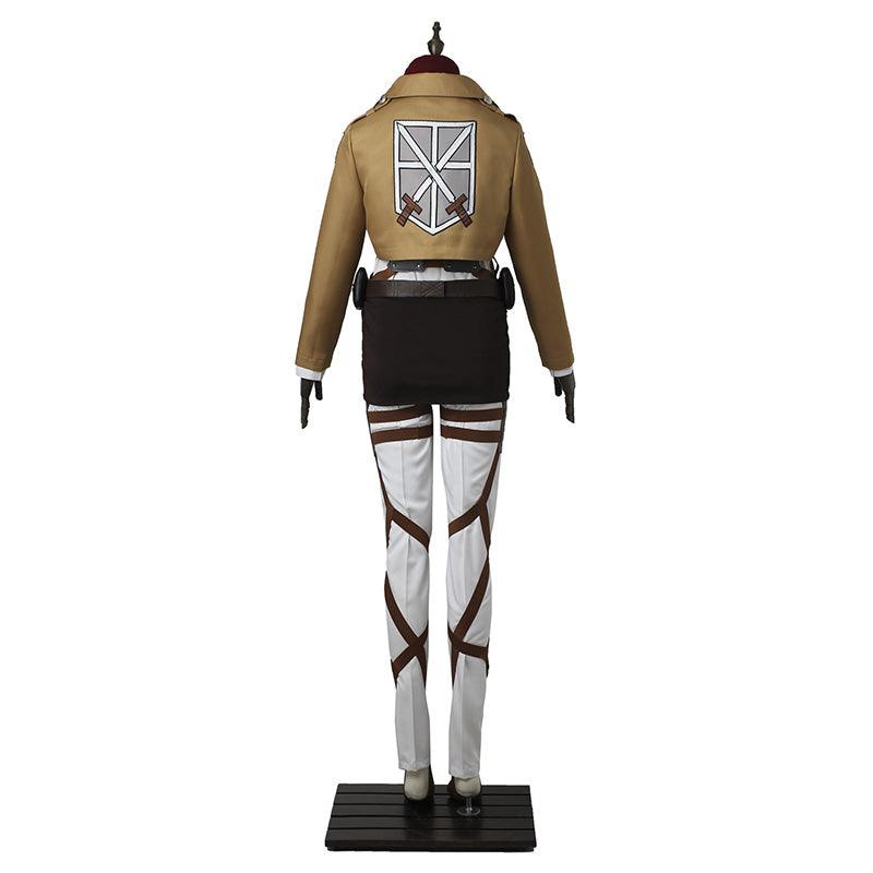 [ylevol] Attack on Titan Mikasa Ackerman Training Corps Uniform Set Cosplay Costume