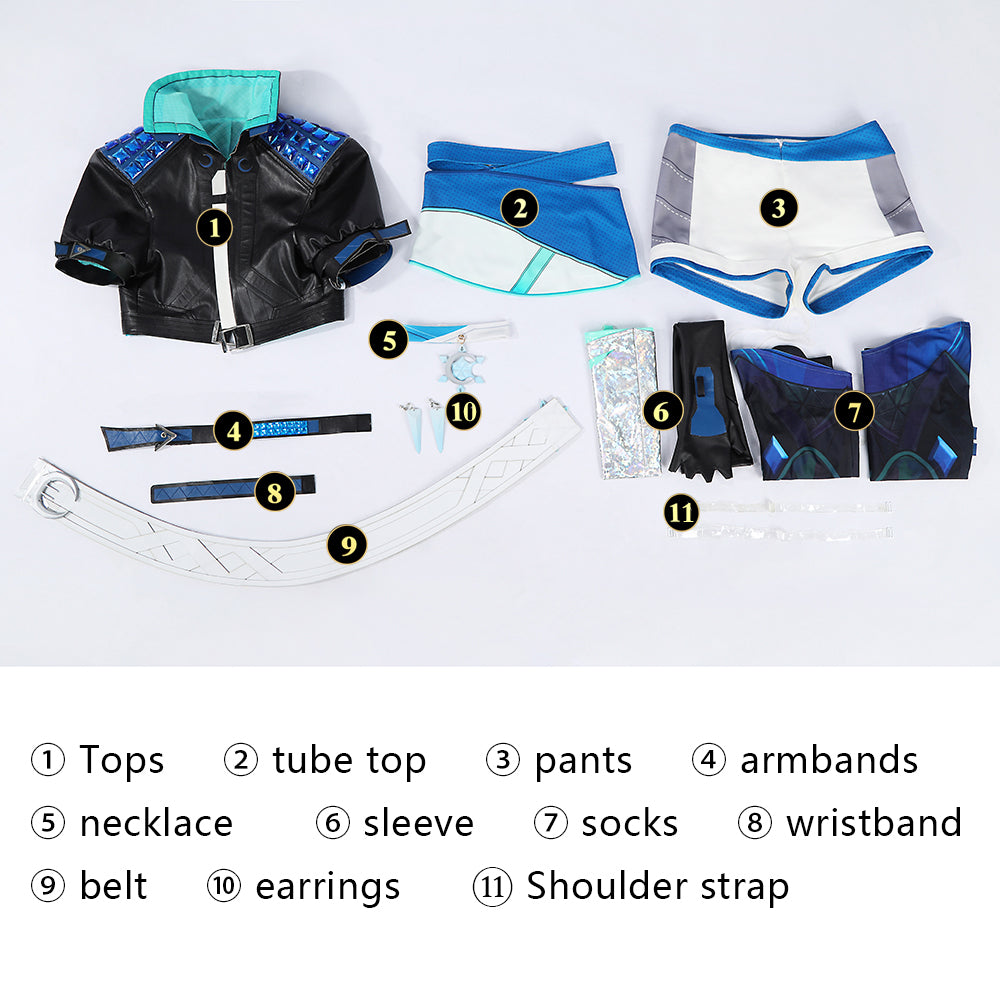 [ylevol] Marvel Rivals Luna Snow Seol Hee Full Set Cosplay Costumes