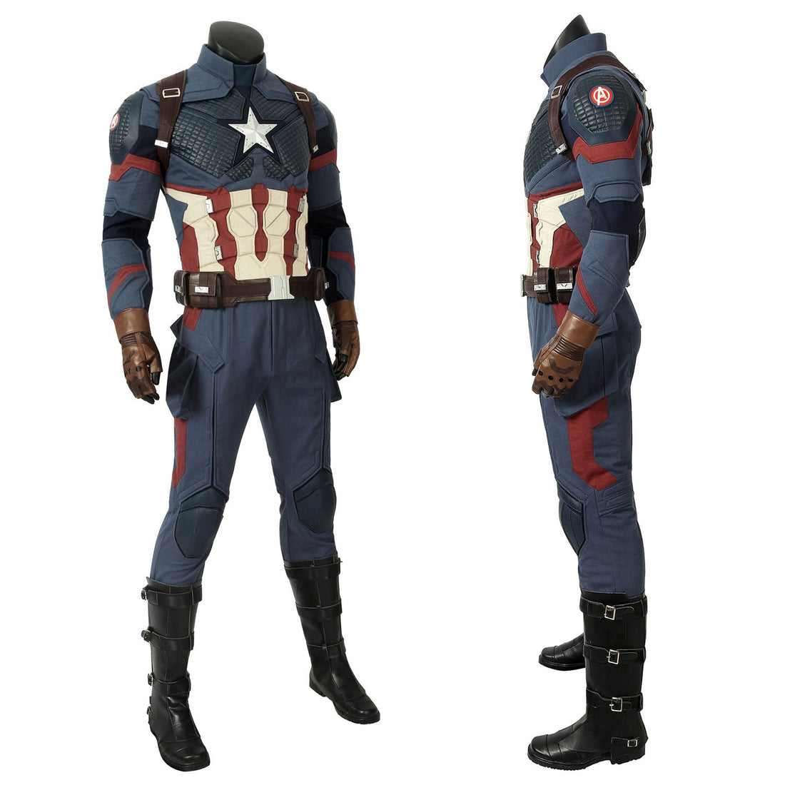 [ylevol] Avengers 4 Endgame Captain America Steve Rogers Leather Top Costumes