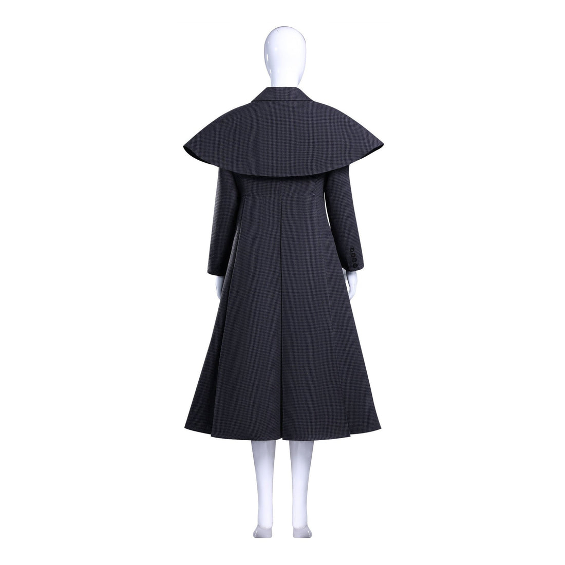 [ylevol] Wednesday 2 Addams Adult and Kids Black Wool Coat Cosplay Costumes