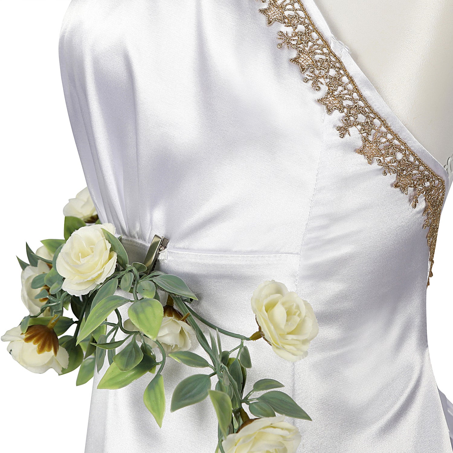 [ylevol] Final Fantasy VII Rebirth Aerith White Gown Female Cosplay Costumes