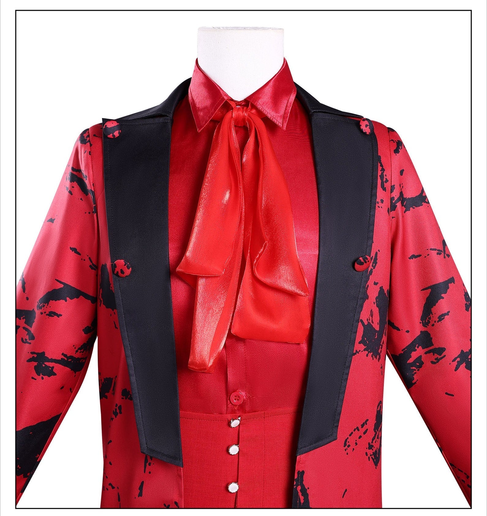 [ylevol] Wednesday 2 Addams Isaac Male Red Night Dress Cosplay Costumes