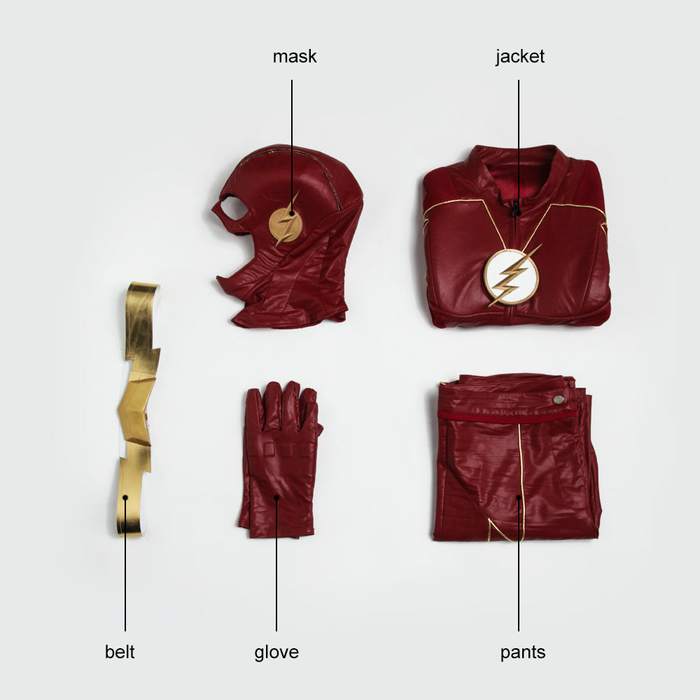 [ylevol] The Flash Season 4 Barry Allen Male Fullset Cosplay Costumes