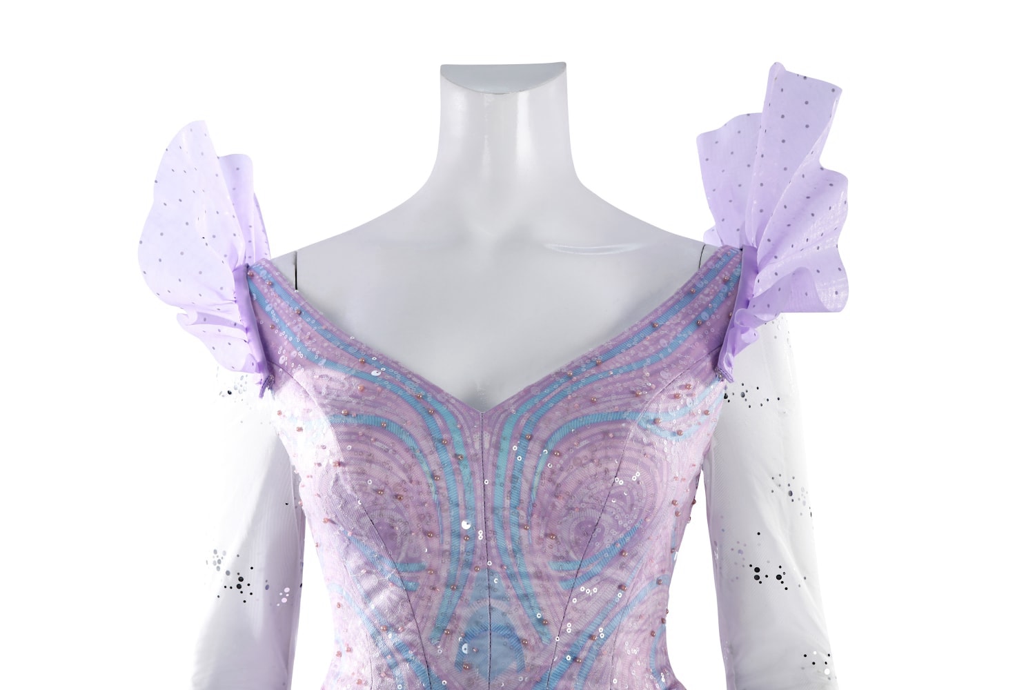 [ylevol] Wicked: For Good Part Two Galinda Dress with Crown Cosplay Costumes
