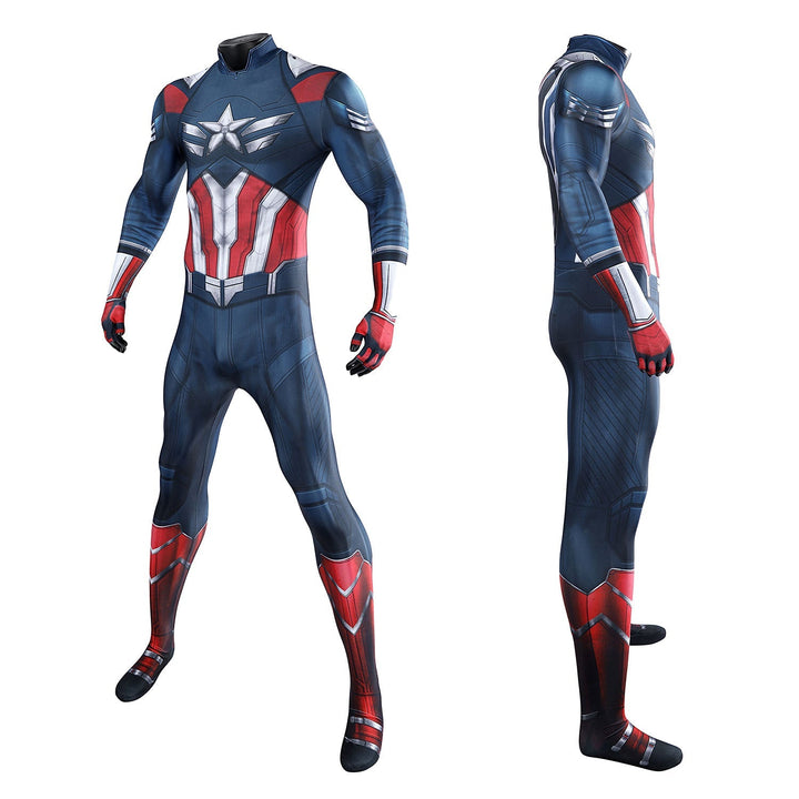 [ylevol] Captain America Brave New World Male Jumpsuit Cosplay Costumes