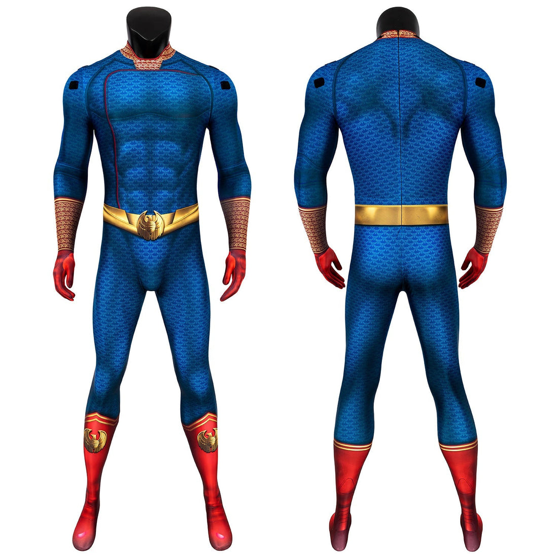 [ylevol] The Boys Homelander Male Jumpsuit with Cloak Cosplay Costumes