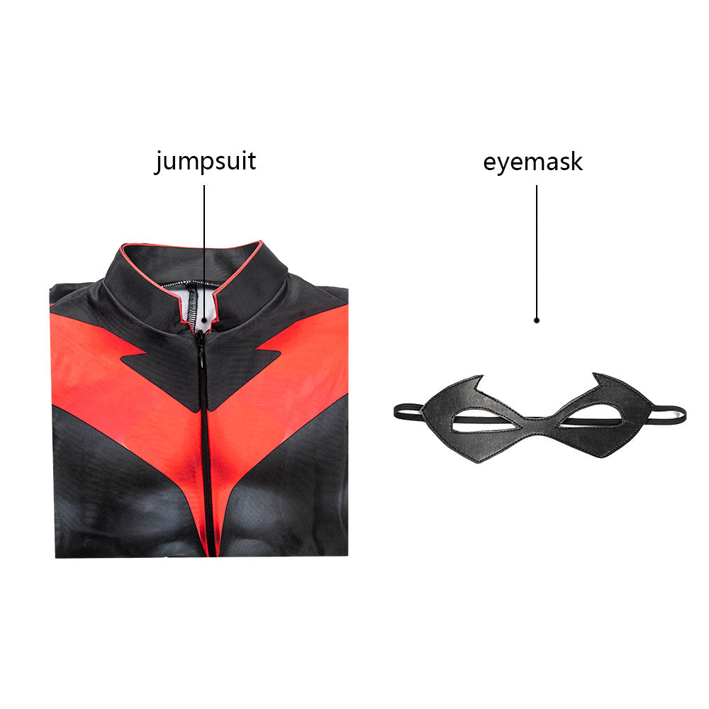 [ylevol] Teen Titans The Judas Contract Nightwing Kids Jumpsuit Cosplay Costumes