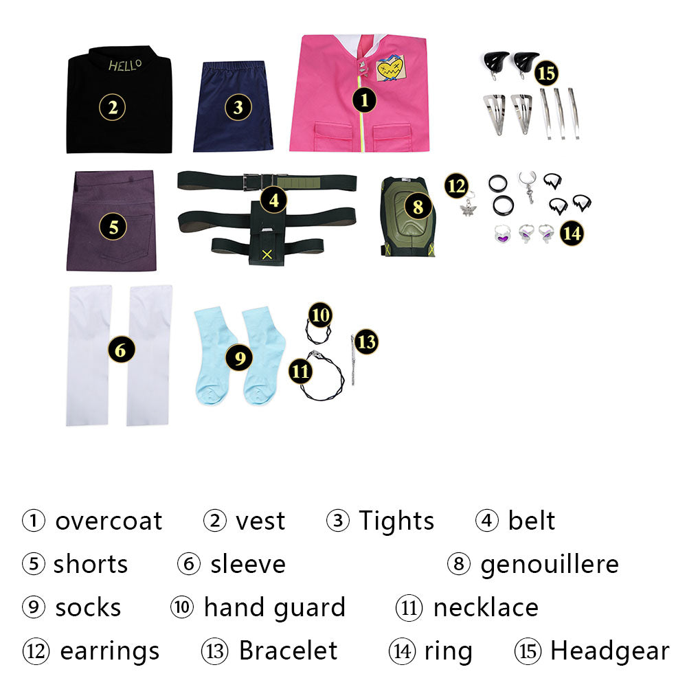 [ylevol] Valorant Clove Outfit Female Fullset Cosplay Costumes