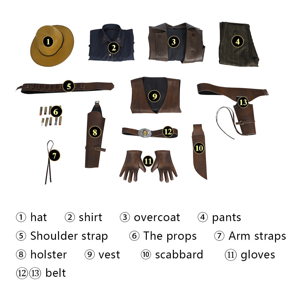 [ylevol] Fallout Season 1 Ghoul Cooper Howard Top Level Cosplay Costumes