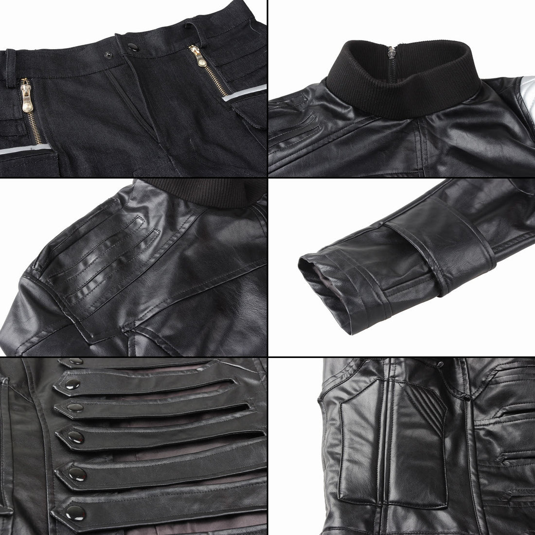 [ylevol] Captain America 2 Winter Soldier Bucky Barnes Fullset Cosplay Costumes