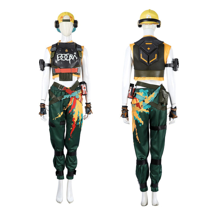 [ylevol] Valorant Raze Female Full Set Outfit Top Cosplay Costumes