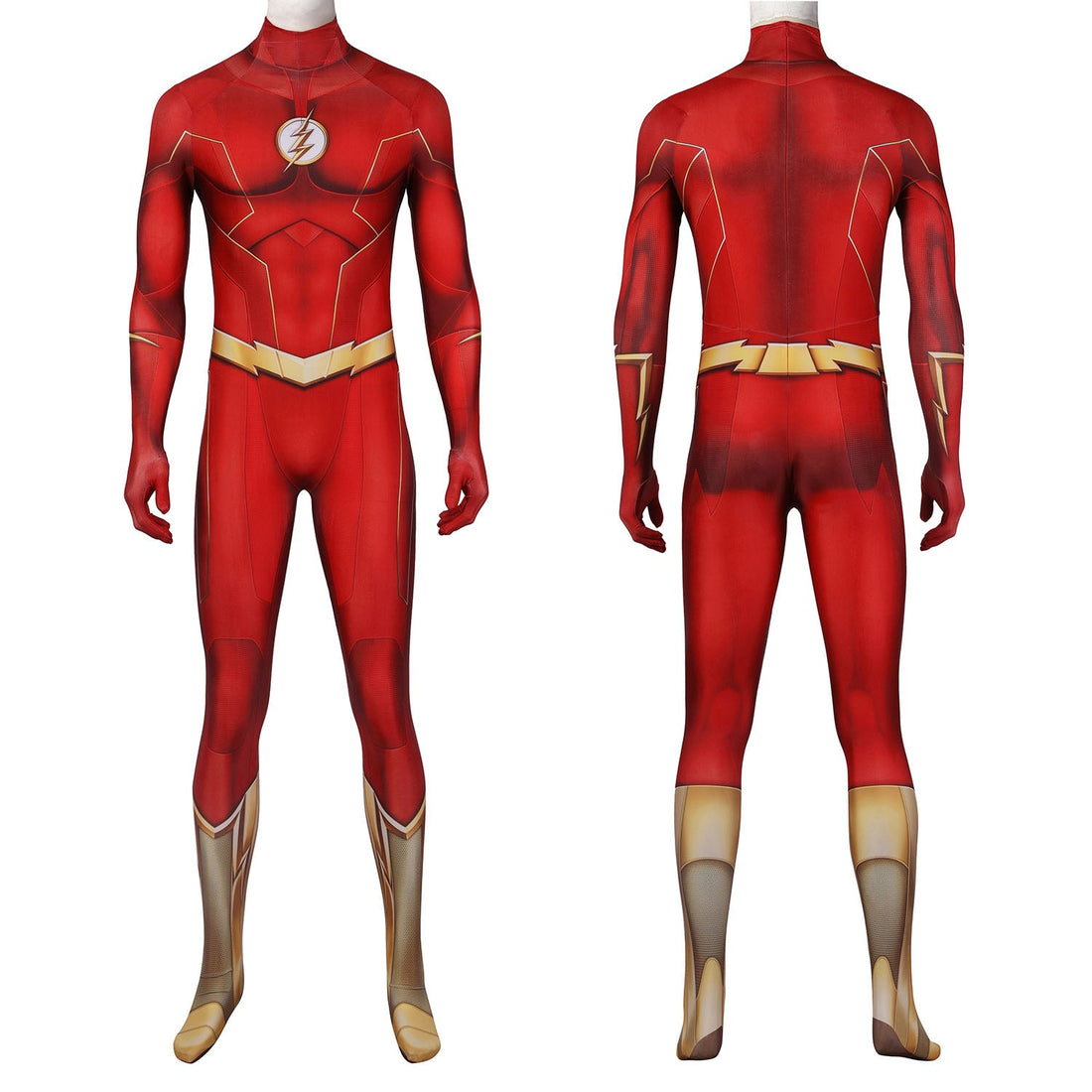 [ylevol] The Flash season 8 Barry Allen Male Jumpsuit with Mask Costumes