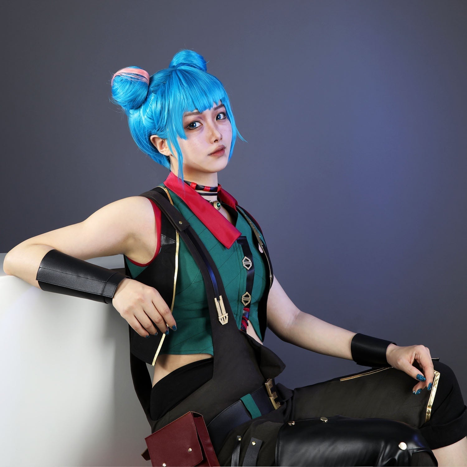 [ylevol] Game LOL Arcane 2 BAOBAO Universe Jinx Cosplay Costumes