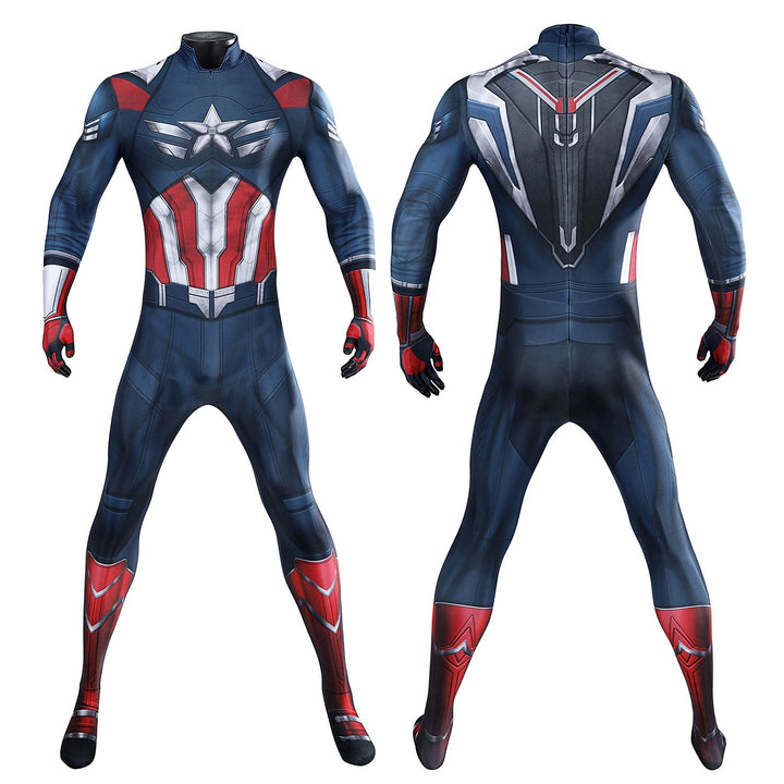 [ylevol] Captain America Brave New World Male Jumpsuit Cosplay Costumes