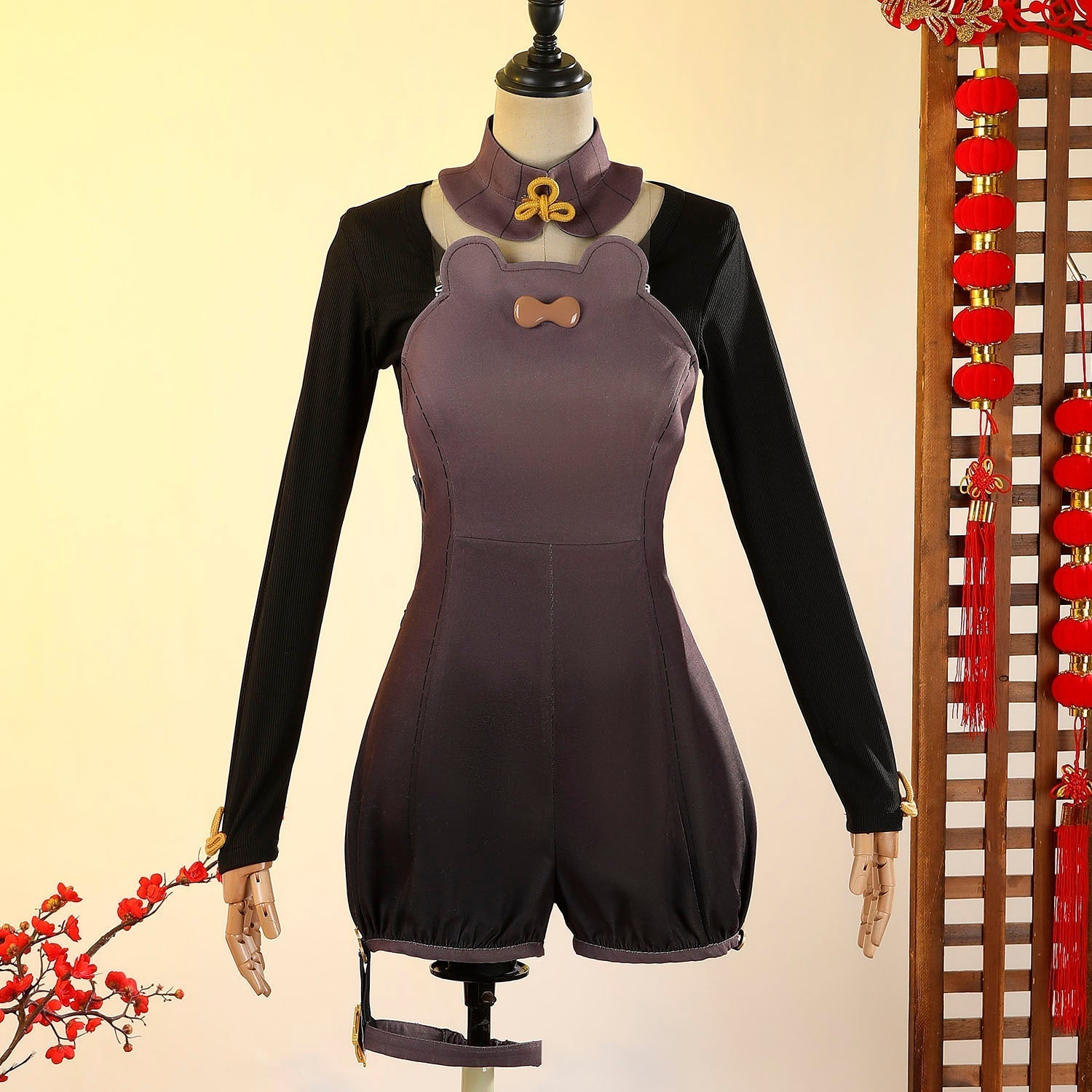 [ylevol] Game Genshin Impact Xiangling Lantern Rite Suit Cosplay Costumes