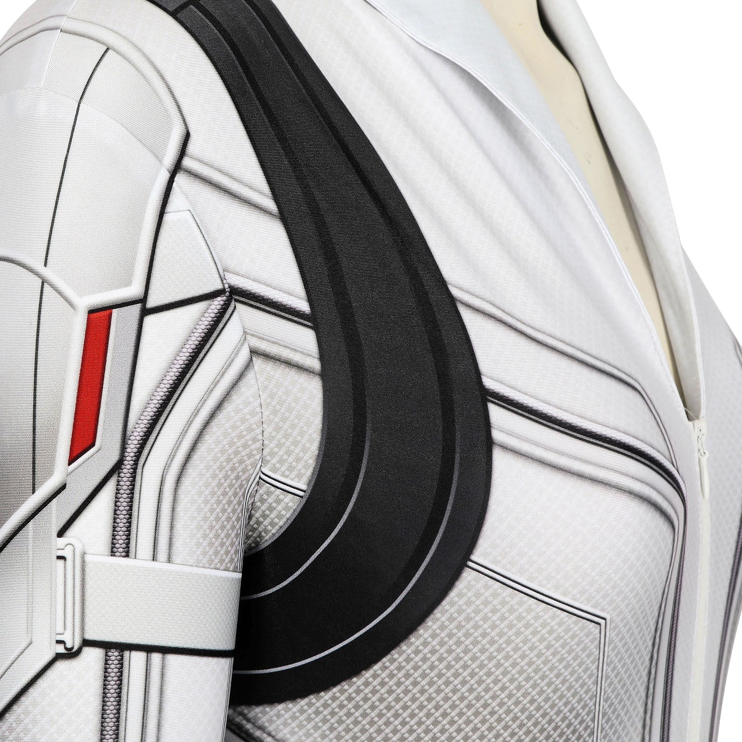 [ylevol] Black Widow Natasha Romanoff White Suit Jumpsuit Cosplay Costumes