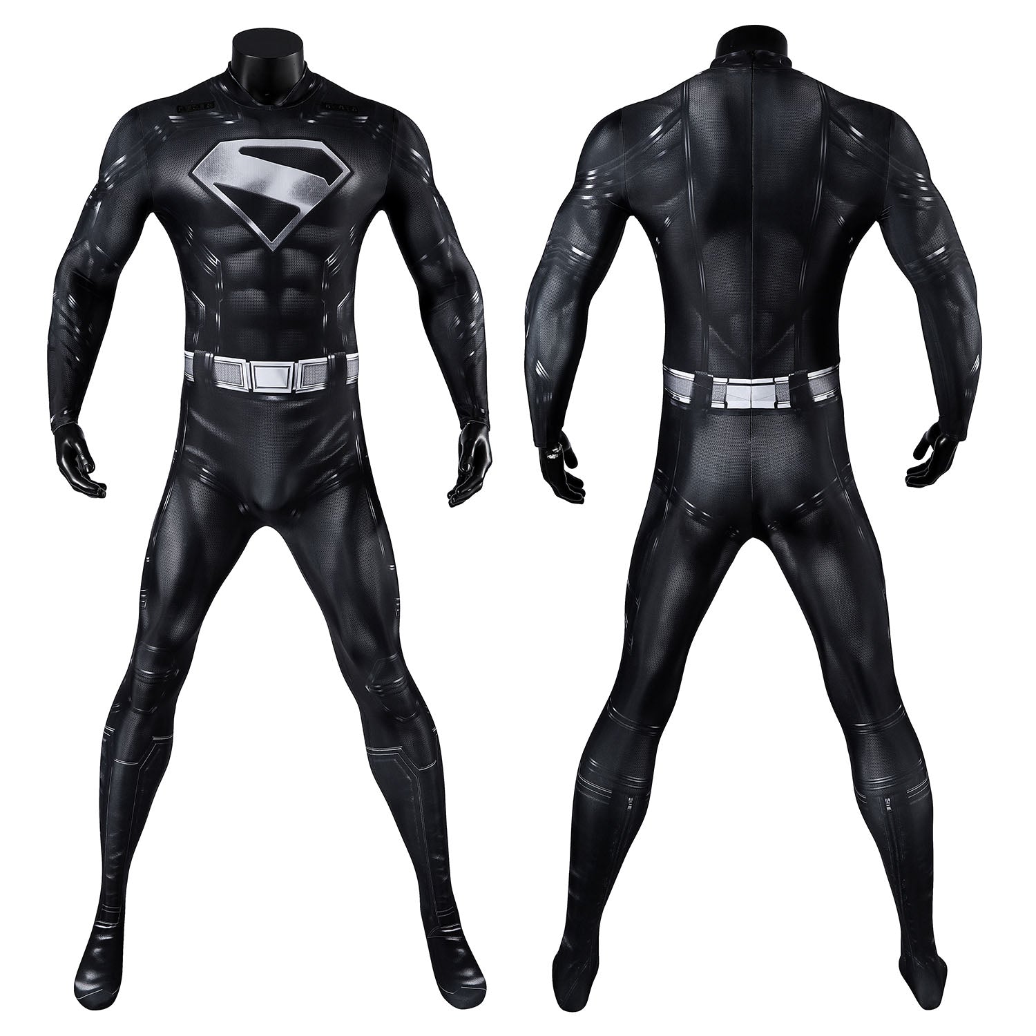 [ylevol] Superman Legacy Clark Kent Black Jumpsuit Cosplay Costumes