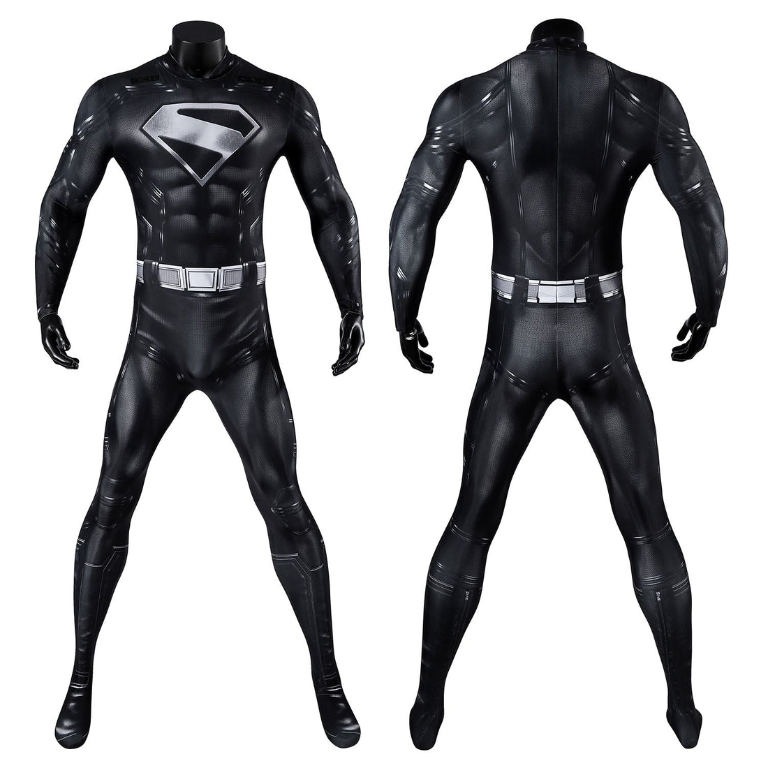 [ylevol] Superman Legacy Clark Kent Black Jumpsuit Cosplay Costumes