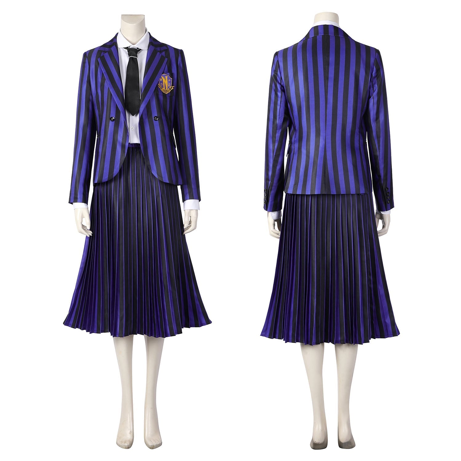 [ylevol] Wednesday 2 The Addams Family Nevermore Academy Uniform Enid Sinclair Bianca Barclay Costumes