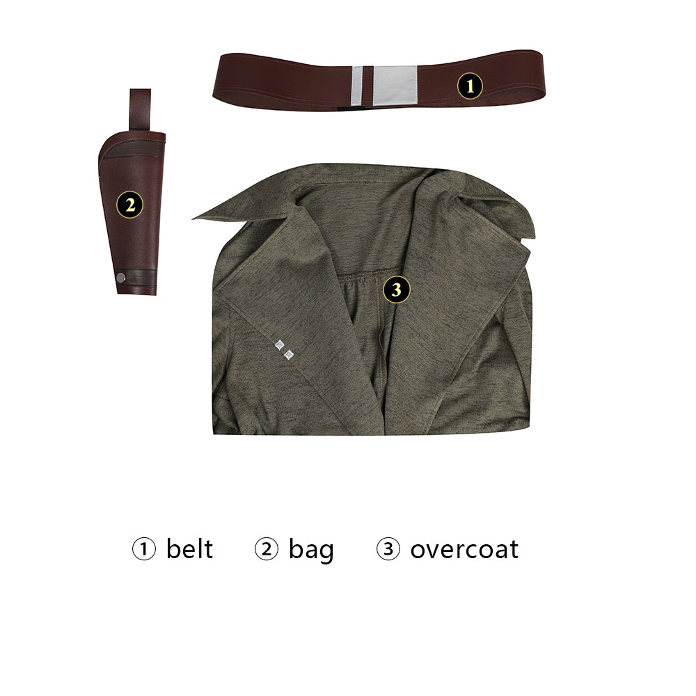 [ylevol] Star Wars Outlaws ND-5 Green Coat with Belt Cosplay Costumes