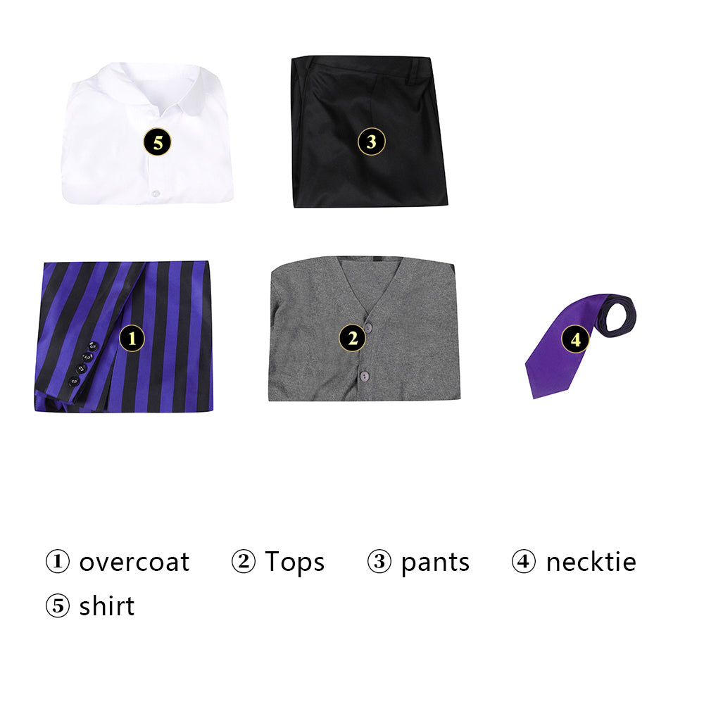 [ylevol] Wednesday 2 The Addams Family Eugene Otinger Nevermore Academy Uniform Costumes