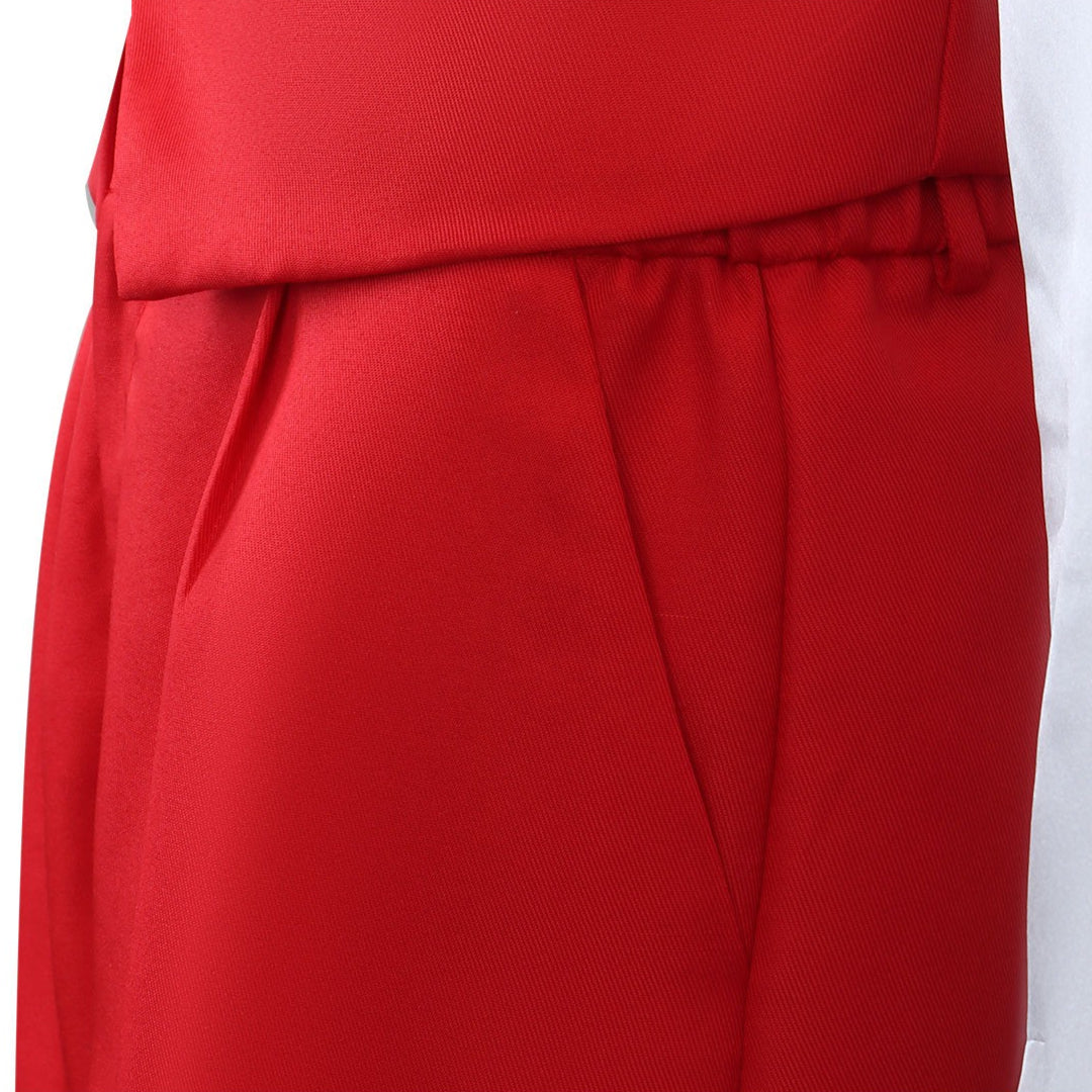 [ylevol] Beetle Juice Michael Keaton Red Suit Halloween Cosplay Costumes