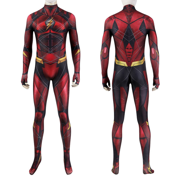 [ylevol] Justice League Barry Allen The Flash Jumpsuit with Mask Costumes